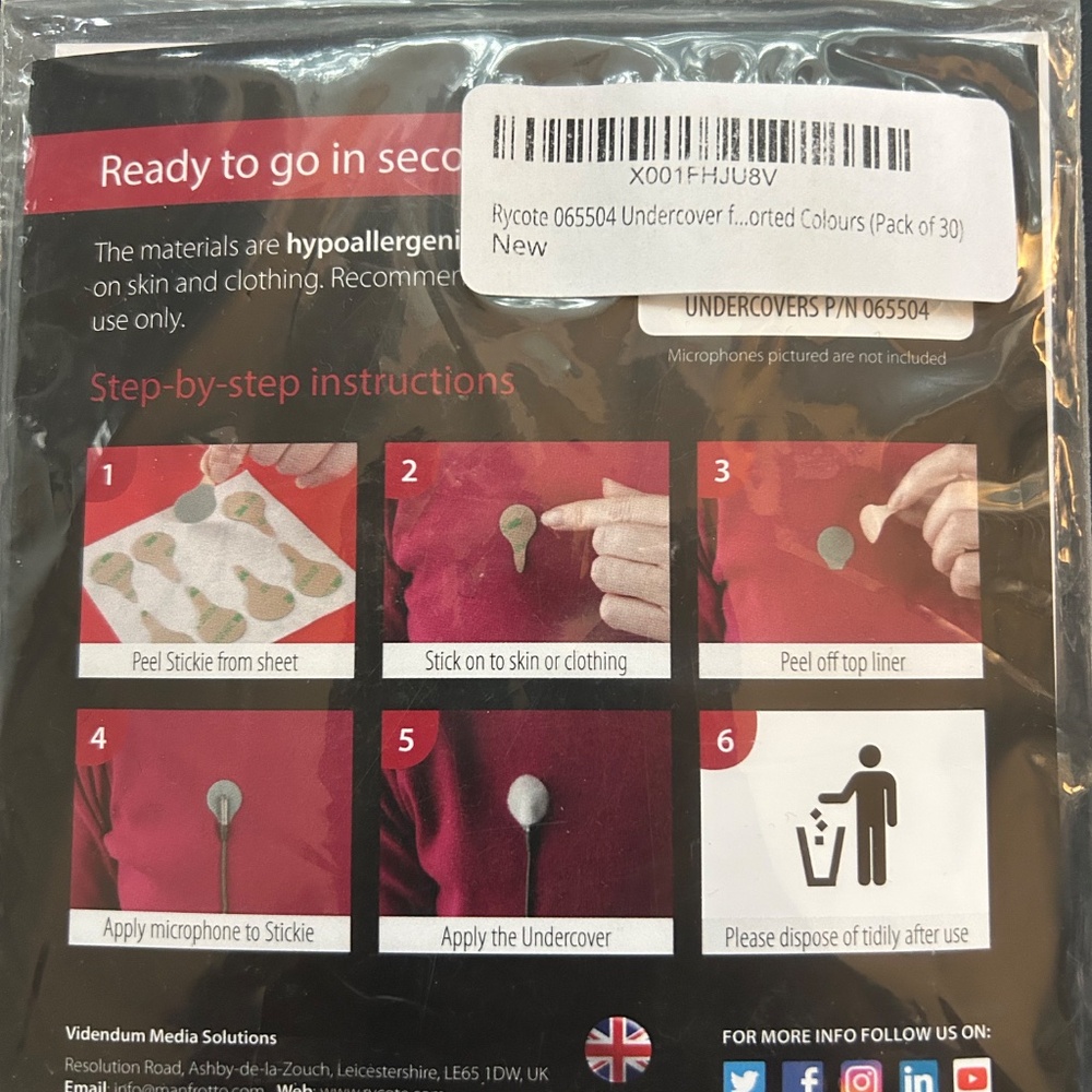 Lavalier Microphone Covers - Picture 2 of 2